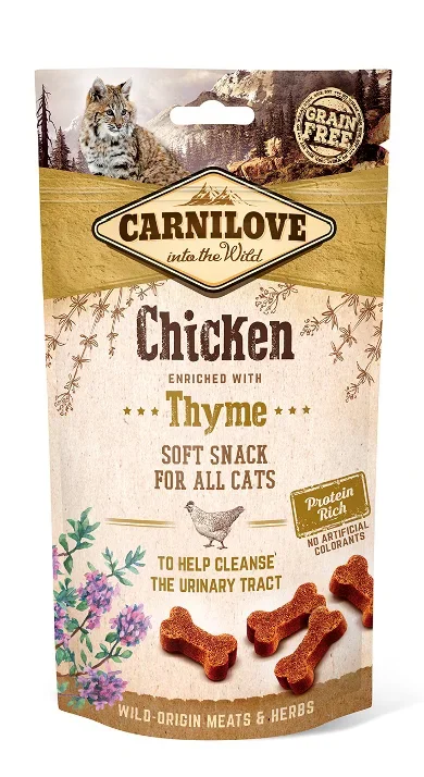 CARNILOVE SOFT SNACK CHICKEN WITH THYME 50 GR