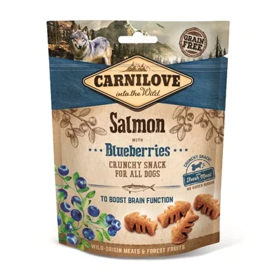 Carnilove crunchy snack salmon with blueberries 200 gr