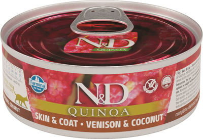 FARMINA N&D QUINOA skin&coat hert en kokosnoot 80gr