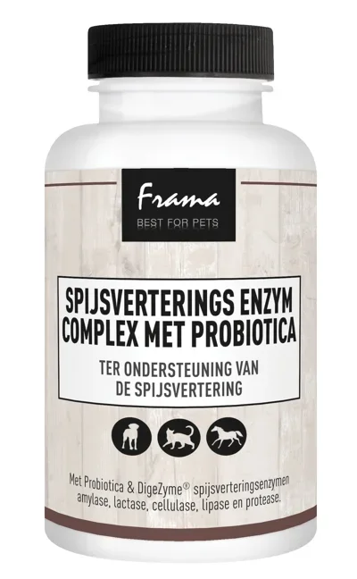 FRAMA SPIJSVERTERINGS ENZYM COMPLEX + PROBIOTICA 60 CAPS.