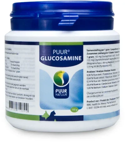 PUUR GLUCOSAMINE H&K 100 GR