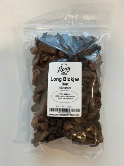 Roxy hertenlongblokjes 150 gram