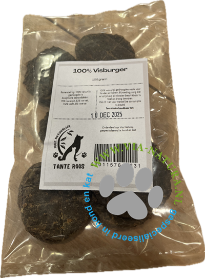 TANTE ROOS - 100% VISBURGER 100 GRAM