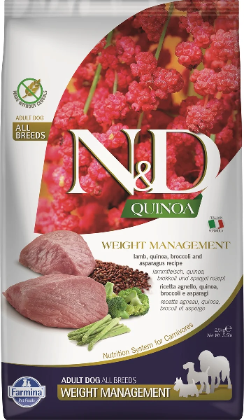 Farmina N&D QUINOA WEIGHT MANAGEMENT ADULT 2.5KG